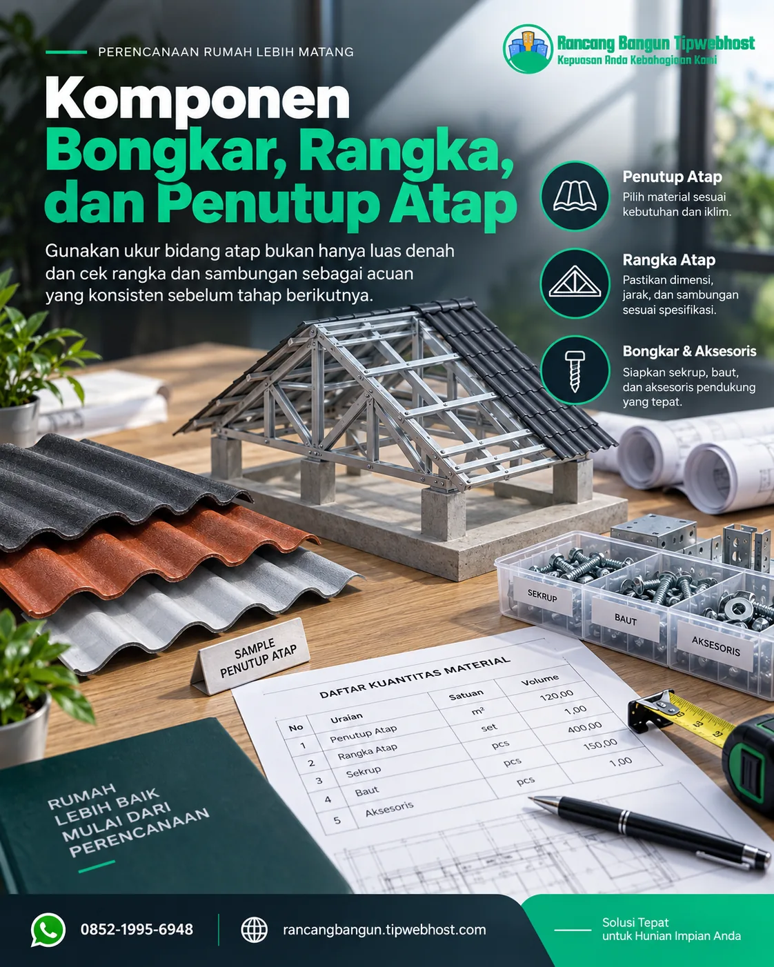 biaya renovasi atap rumah - Biaya renovasi atap rumah: Checklist agar Perhitungan Tidak Menyesatkan