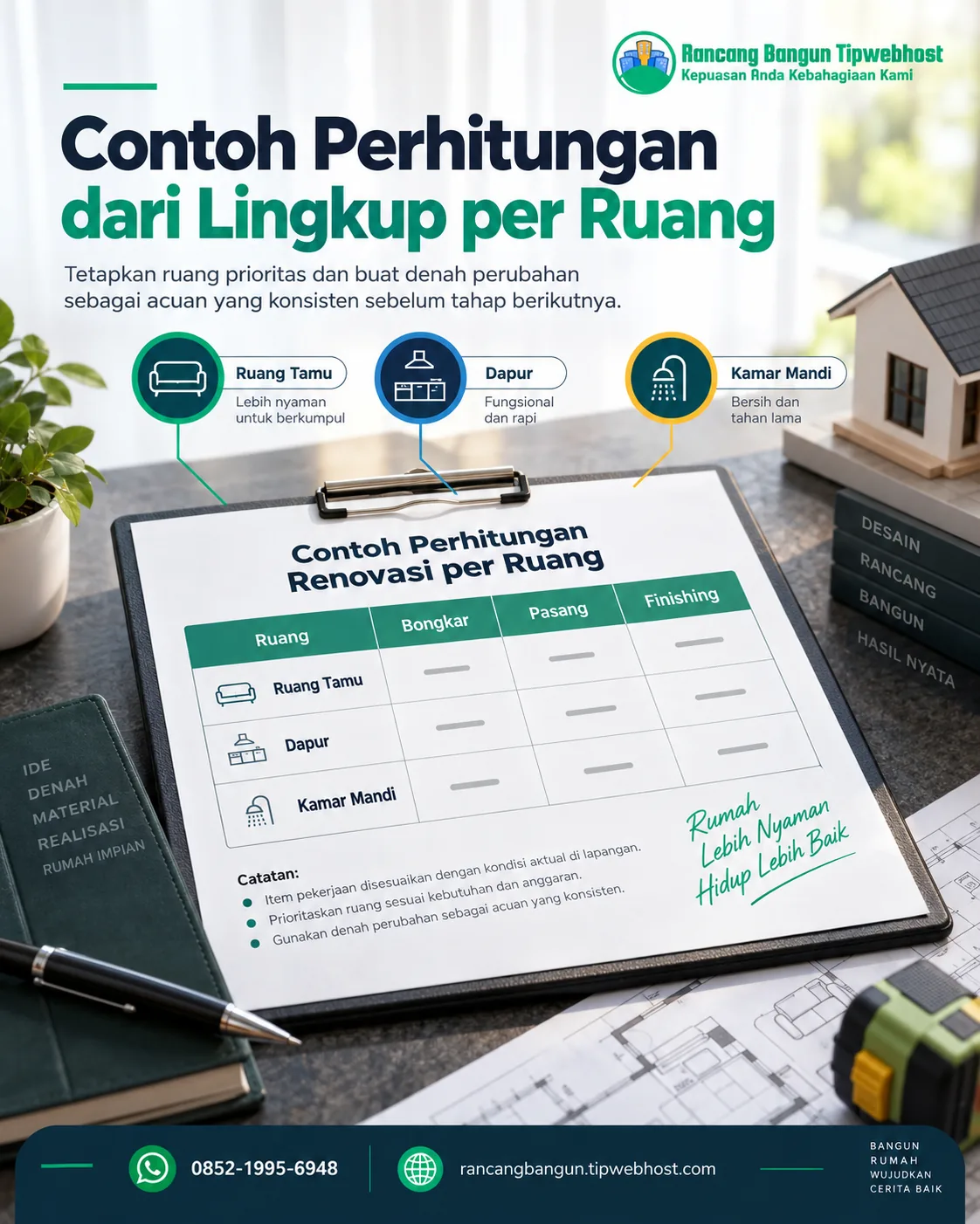 biaya renovasi rumah tipe - Biaya renovasi rumah tipe: Checklist agar Perhitungan Tidak Menyesatkan