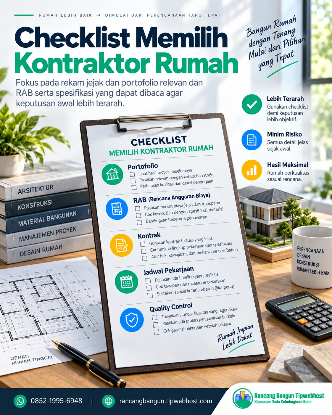 cara memilih kontraktor rumah - Cara memilih kontraktor rumah: Aspek yang Perlu Dinilai