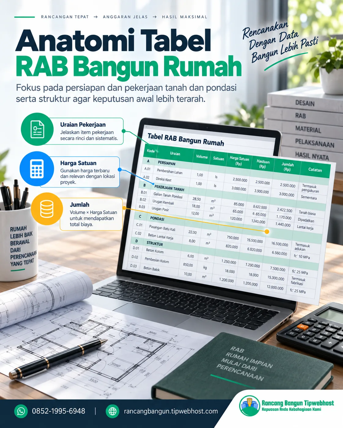 contoh RAB bangun rumah - Contoh RAB bangun rumah: Apa yang Membentuk Anggaran