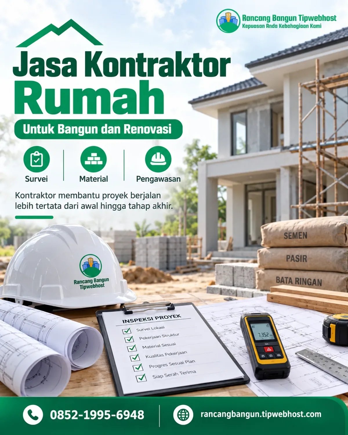 jasa kontraktor rumah - Konsultasi dengan Rancang Bangun Tipwebhost