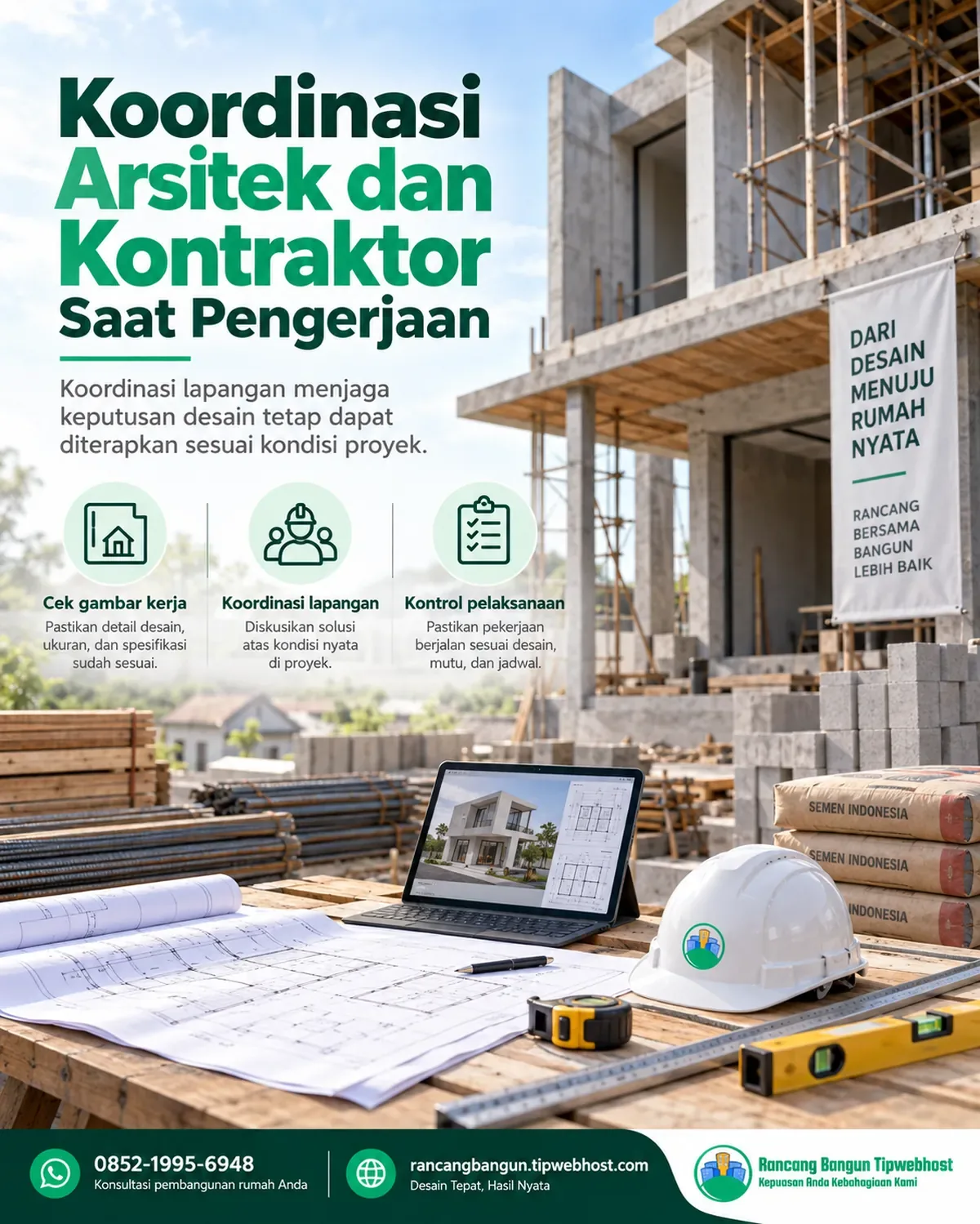 jasa rancang bangun rumah - Memulai Proyek Bersama Rancang Bangun Tipwebhost