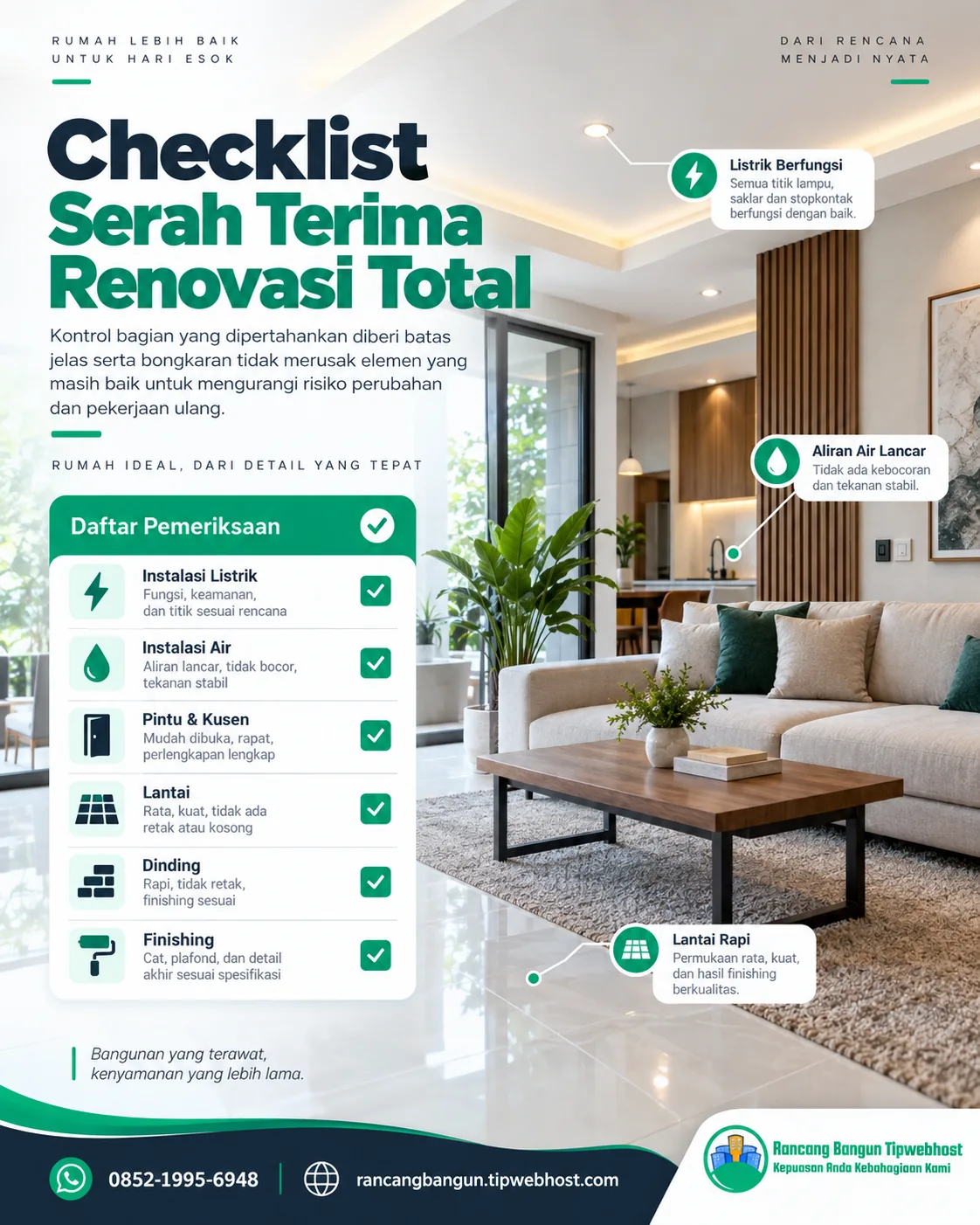 jasa renovasi total rumah - Risiko yang Perlu Dikendalikan