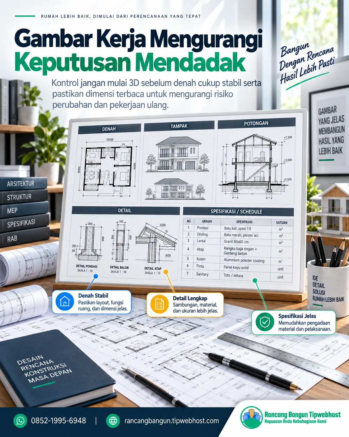 menggunakan arsitek untuk membangun rumah - Tanda Peringatan yang Perlu Diwaspadai